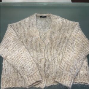 Weekend Max Mara Cozy Cream Knit Sweater XL